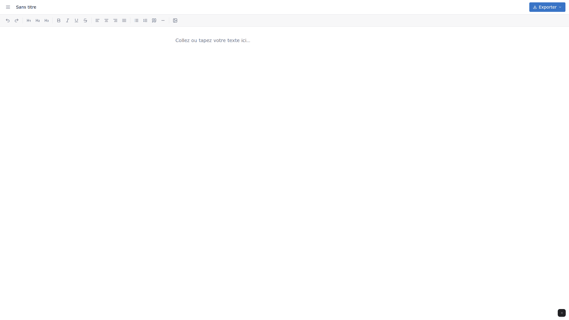 Aperçu complet du projet WordsX — Éditeur de texte